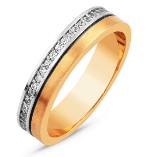 14K Rose Wedding Ring