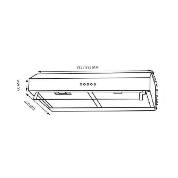 CM C3-PUSH-BUTTON-90-CM-SS