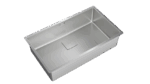 Teka 3-in-1 installation stainless steel sink with SofTexture finish|FlexLinea RS15 71.40 M-XT 1B PureClean
