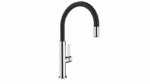 Teka Single Lever Kitchen Tap with aerator integrated in spout|FOT 995 Black