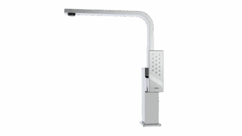 Teka Single Lever Kitchen Tap with slim swivel high spout and cube body|Brooklyn BKY 915