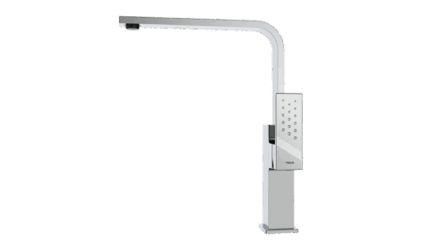 Teka Single Lever Kitchen Tap with slim swivel high spout and cube body|Brooklyn BKY 915