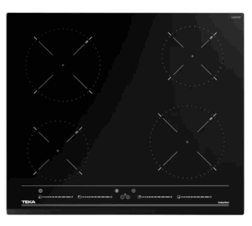 Teka 60cm Induction Hob with Direct Functions MultiSlider and 4 zones|IZC 64010 BK MSS