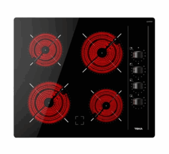 Teka Vitroceramic hob with 4 zonesl in 60 cm|TBC 64000 XFL