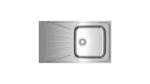Teka Inset reversible sink with matt finish in 50 cm|Starbright 50 E-XN 1B 1D