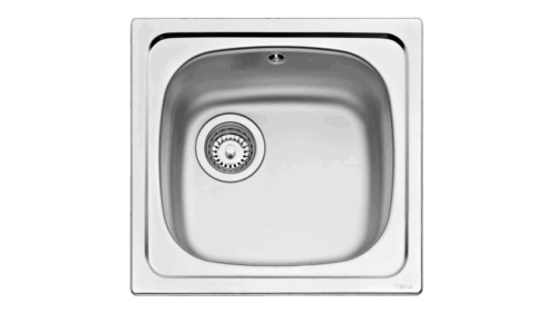 Teka Inset sink with matt finish in 45 cm|Starbright 45 E-XN 1B