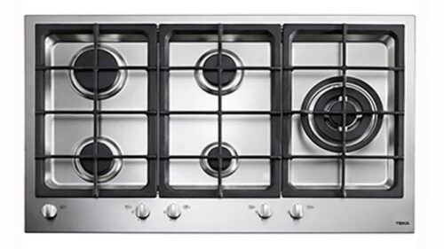 Teka Gas hob with 5 cooking zones and triple ring burner in 90 cm of butane gas|EW 90 5G AI AL TR CI