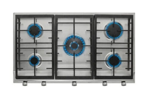 Teka Gas hob with 5 high efficiency burners and cast iron grills in 90 cm of natural gas|EX 90.1 5G AI AL DR CI