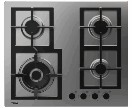 Teka Butane and natural gas hob with frontal control knobs and 4 burners|EFX 60.1 4G AI AL DR CI