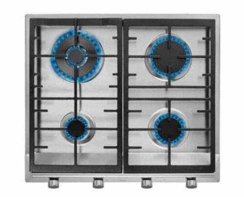 Teka Built-in Gas Stainless Steel Hob with frontal control knobs of butane and natural gas in 58 cm|EX 60.1 4G AI AL DR CI