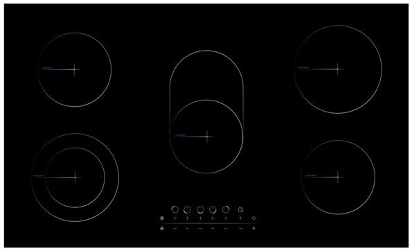 Carysil VC HO EL 90 5Z BG ceramic hob